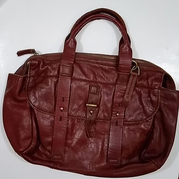 Lucky Brand Handbags - VINTAGE LARGE LUCKY BRAND EST 1990 100% LEATHER KOOBA BROWN .*5 UNISEX